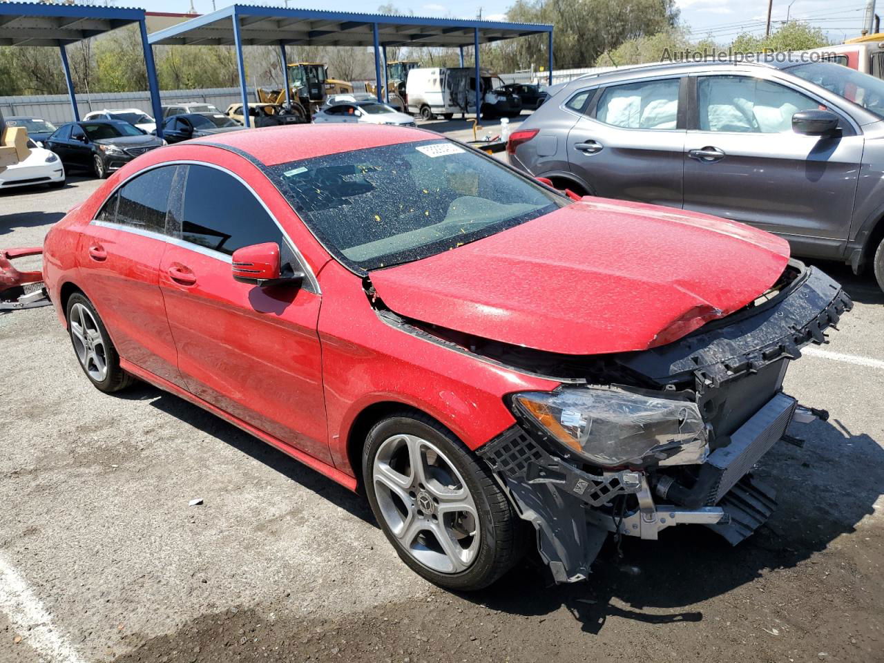 2019 Mercedes-benz Cla 250 Red vin: WDDSJ4EB1KN737260