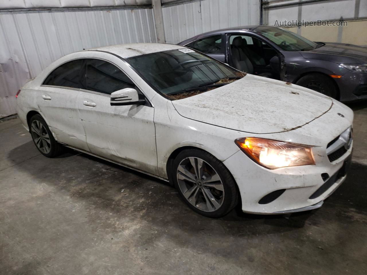 2019 Mercedes-benz Cla 250 White vin: WDDSJ4EB2KN767772