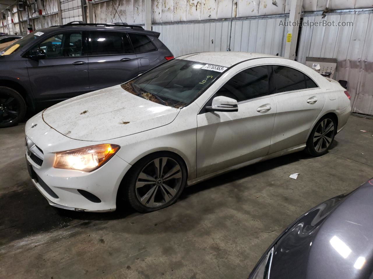 2019 Mercedes-benz Cla 250 White vin: WDDSJ4EB2KN767772