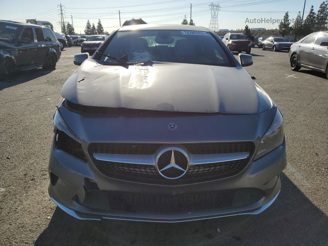 2019 Mercedes-benz Cla 250 Gray vin: WDDSJ4EB3KN739897