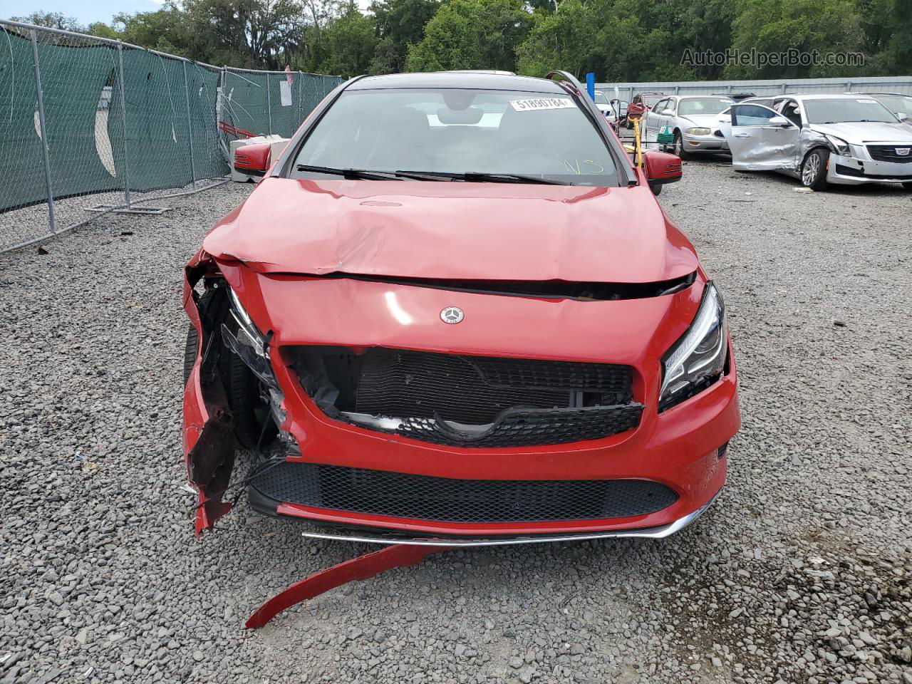 2019 Mercedes-benz Cla 250 Red vin: WDDSJ4EB3KN745067