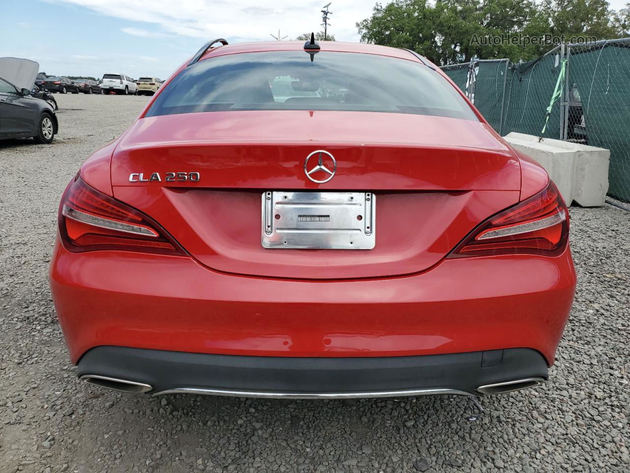 2019 Mercedes-benz Cla 250 Red vin: WDDSJ4EB3KN745067