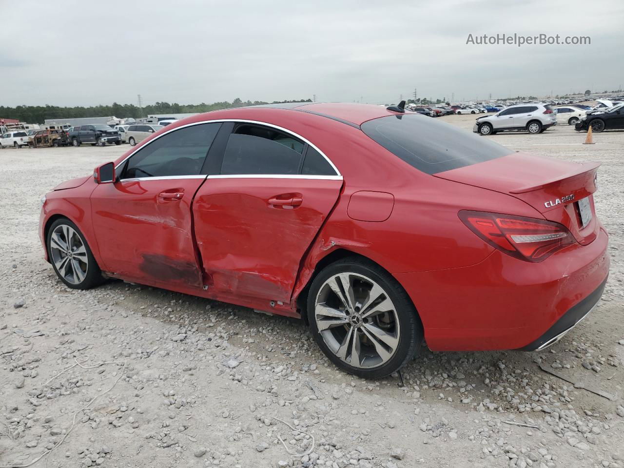 2019 Mercedes-benz Cla 250 Red vin: WDDSJ4EB4KN707072