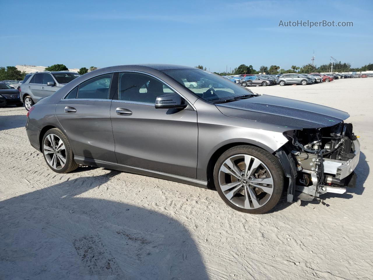 2019 Mercedes-benz Cla 250 Charcoal vin: WDDSJ4EB4KN761309