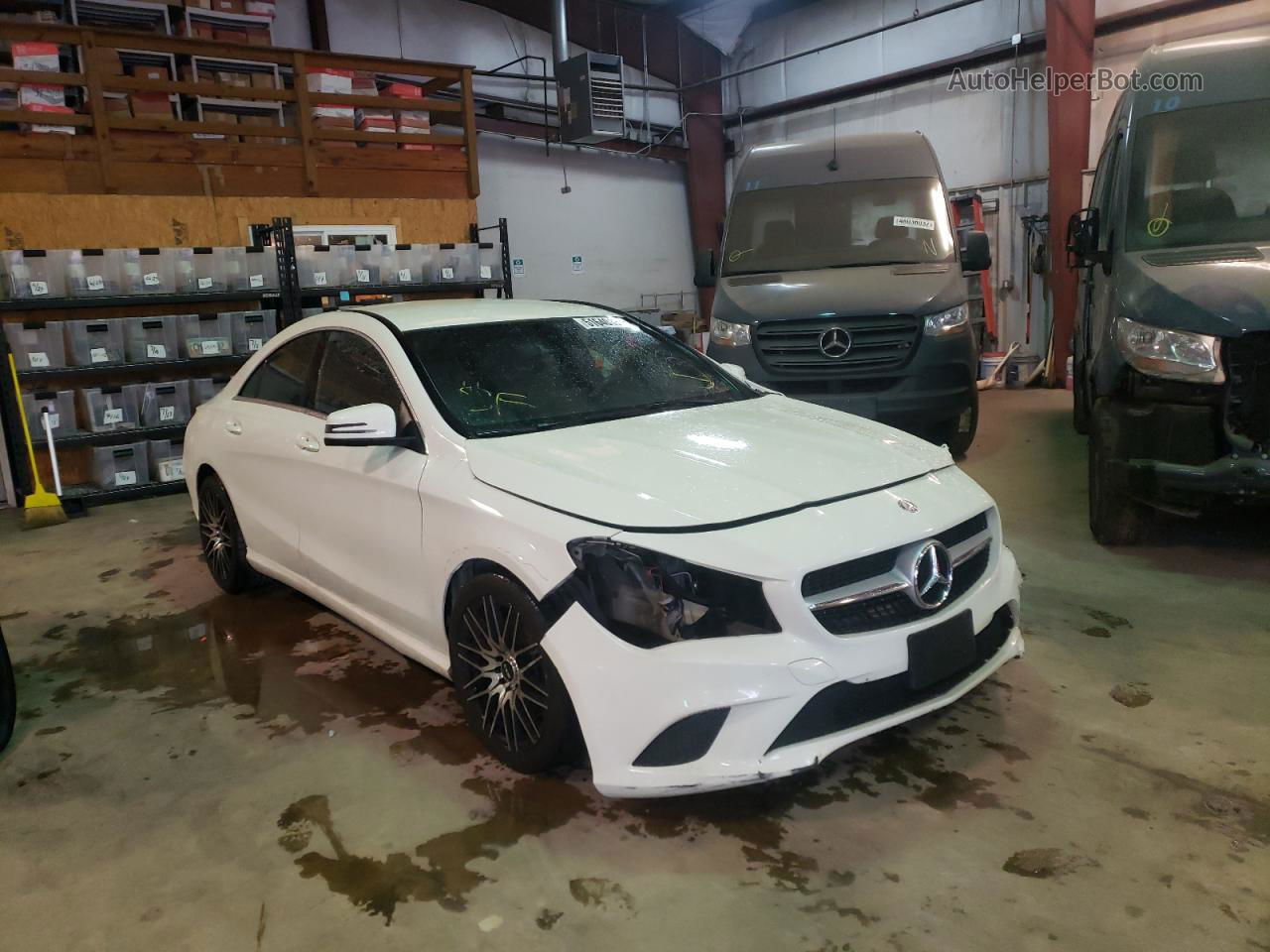 2015 Mercedes-benz Cla 250 White vin: WDDSJ4EB5FN281043