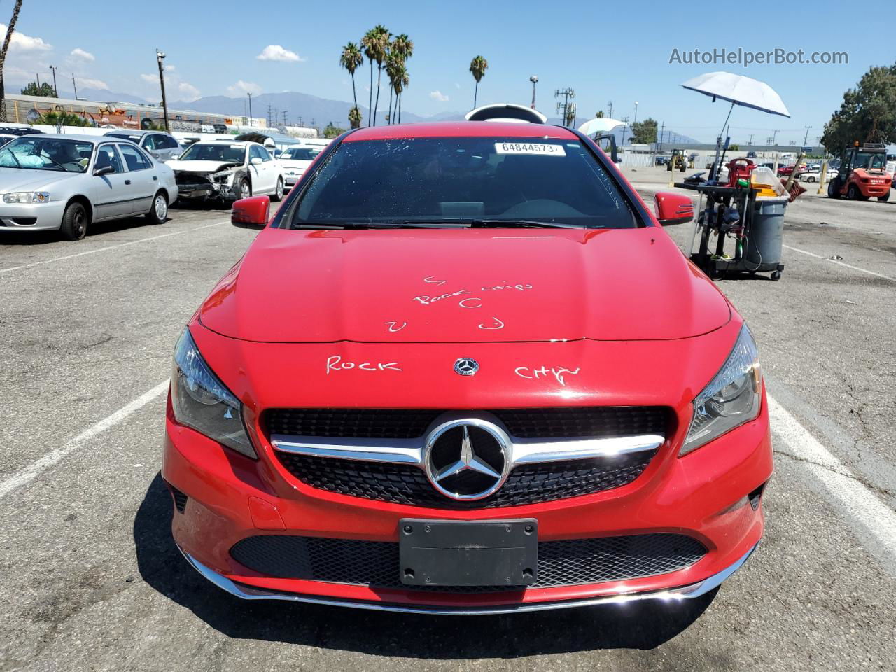 2019 Mercedes-benz Cla 250 Красный vin: WDDSJ4EB5KN742543