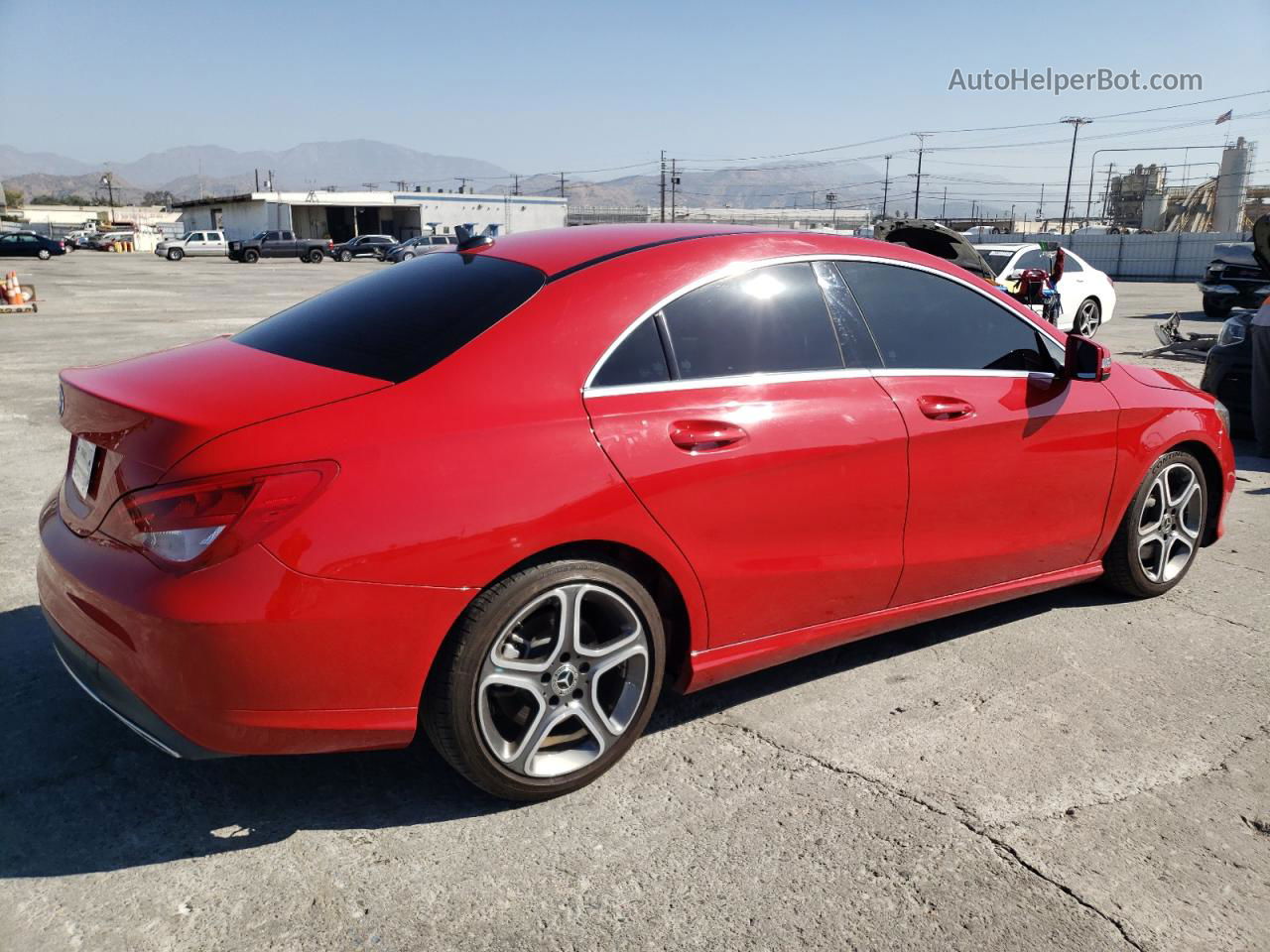 2019 Mercedes-benz Cla 250 Red vin: WDDSJ4EB5KN742543