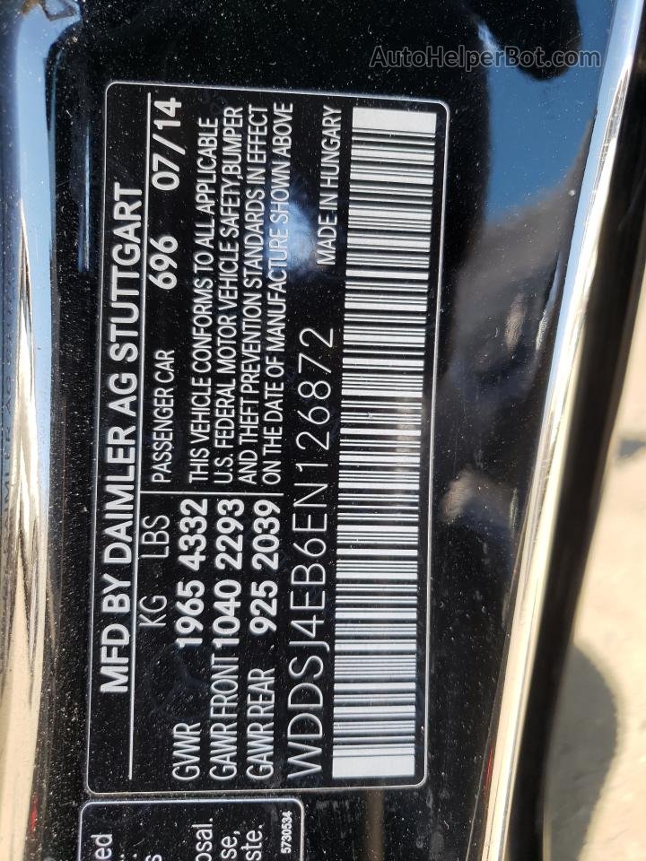 2014 Mercedes-benz Cla 250 Black vin: WDDSJ4EB6EN126872