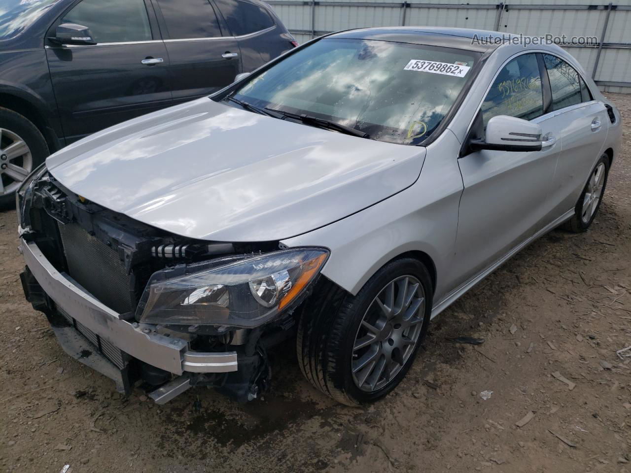 2017 Mercedes-benz Cla 250 Silver vin: WDDSJ4EB6HN463837