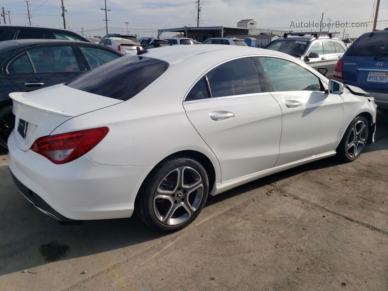 2019 Mercedes-benz Cla 250 White vin: WDDSJ4EB6KN706926