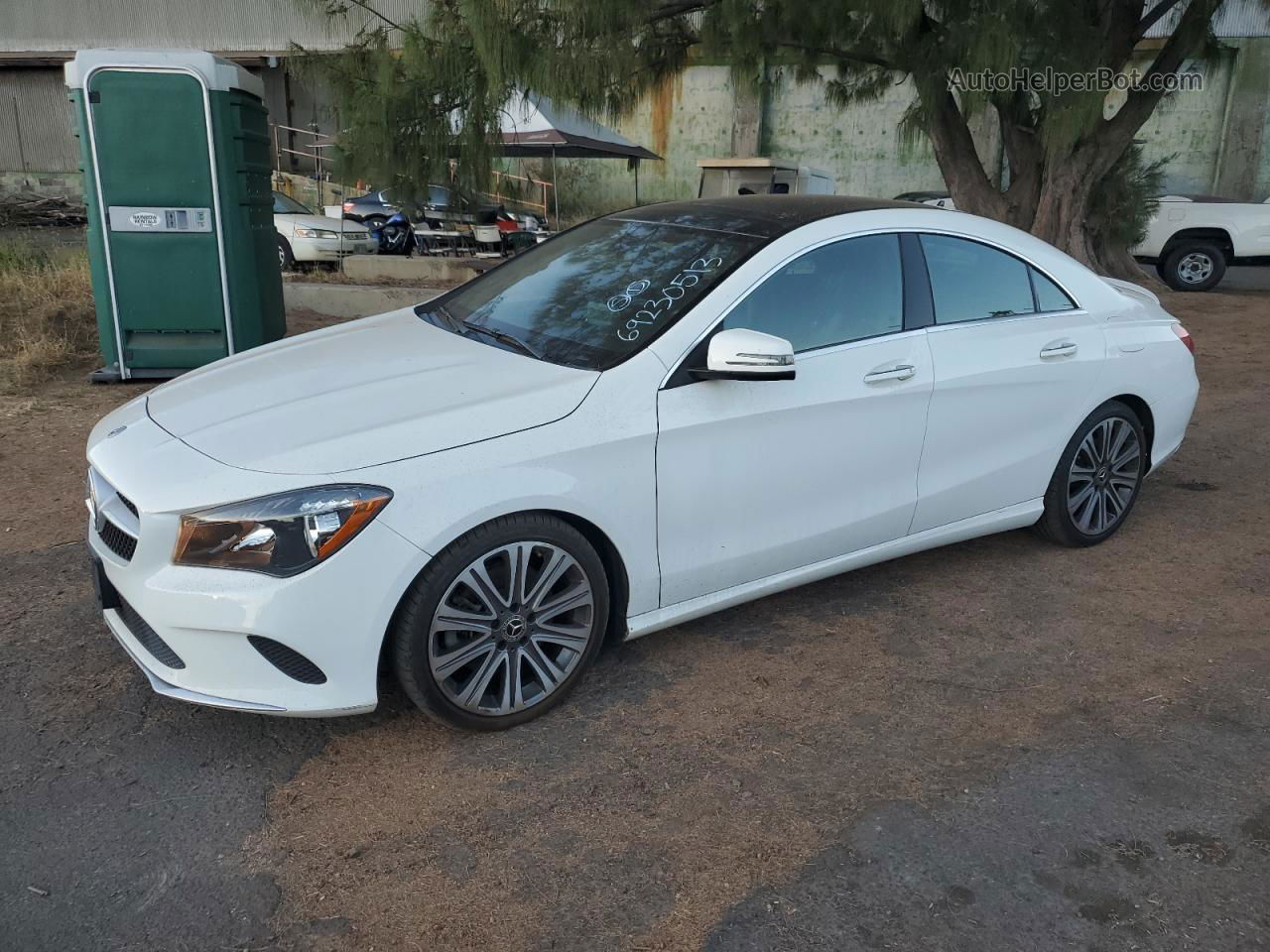 2019 Mercedes-benz Cla 250 White vin: WDDSJ4EB6KN717313