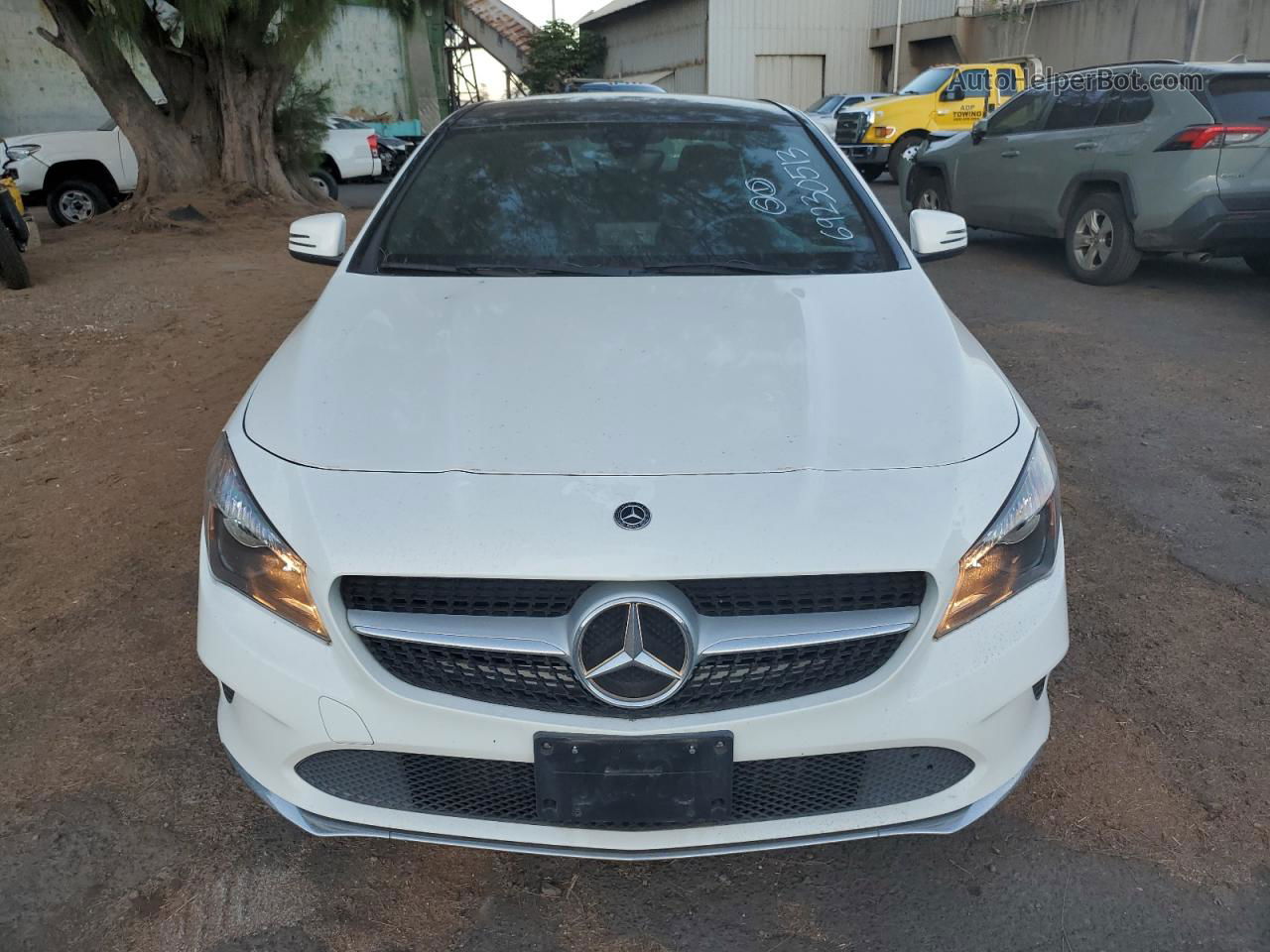 2019 Mercedes-benz Cla 250 White vin: WDDSJ4EB6KN717313