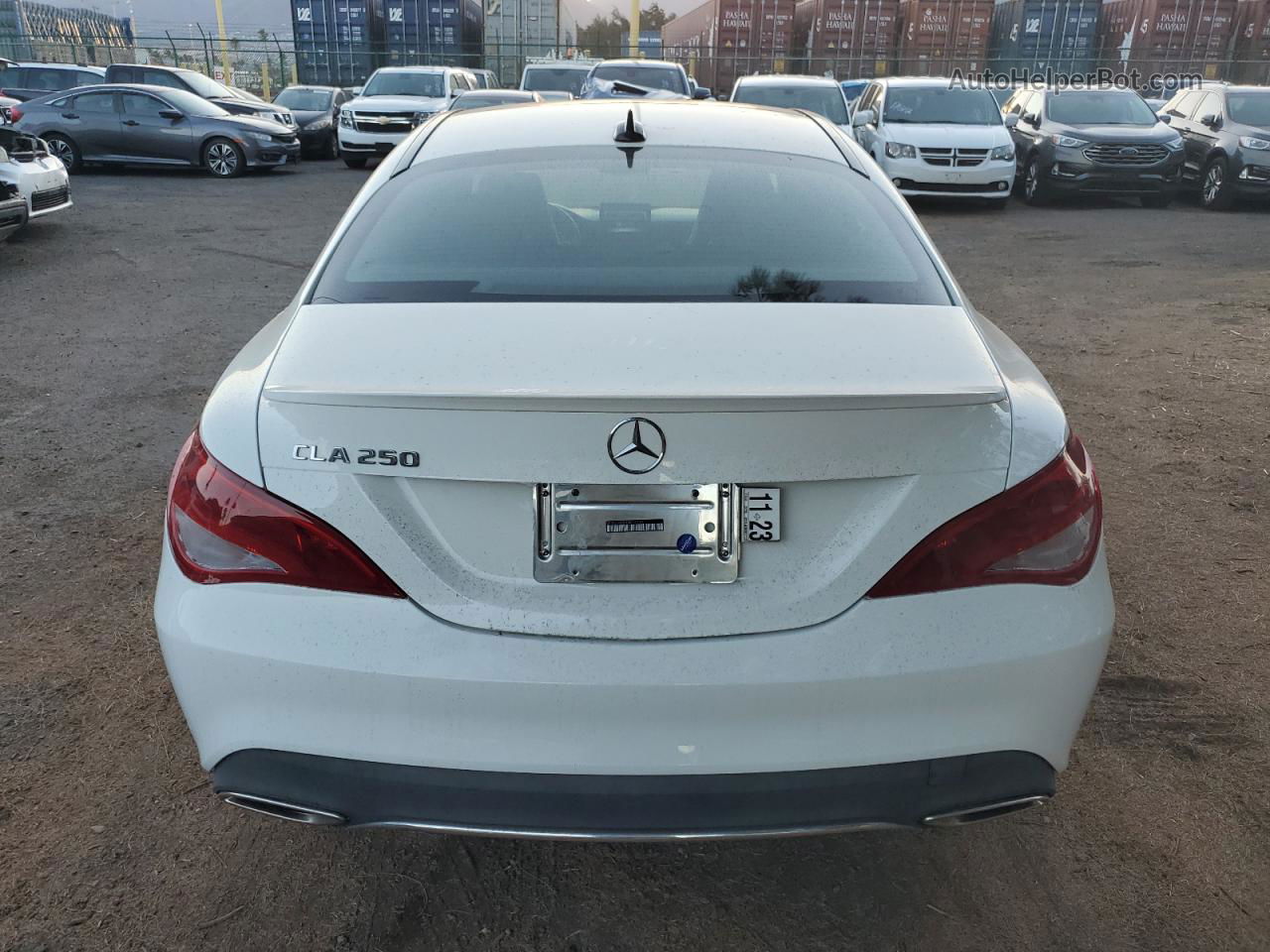 2019 Mercedes-benz Cla 250 White vin: WDDSJ4EB6KN717313