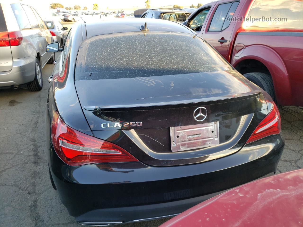 2019 Mercedes-benz Cla 250 Black vin: WDDSJ4EB7KN743127