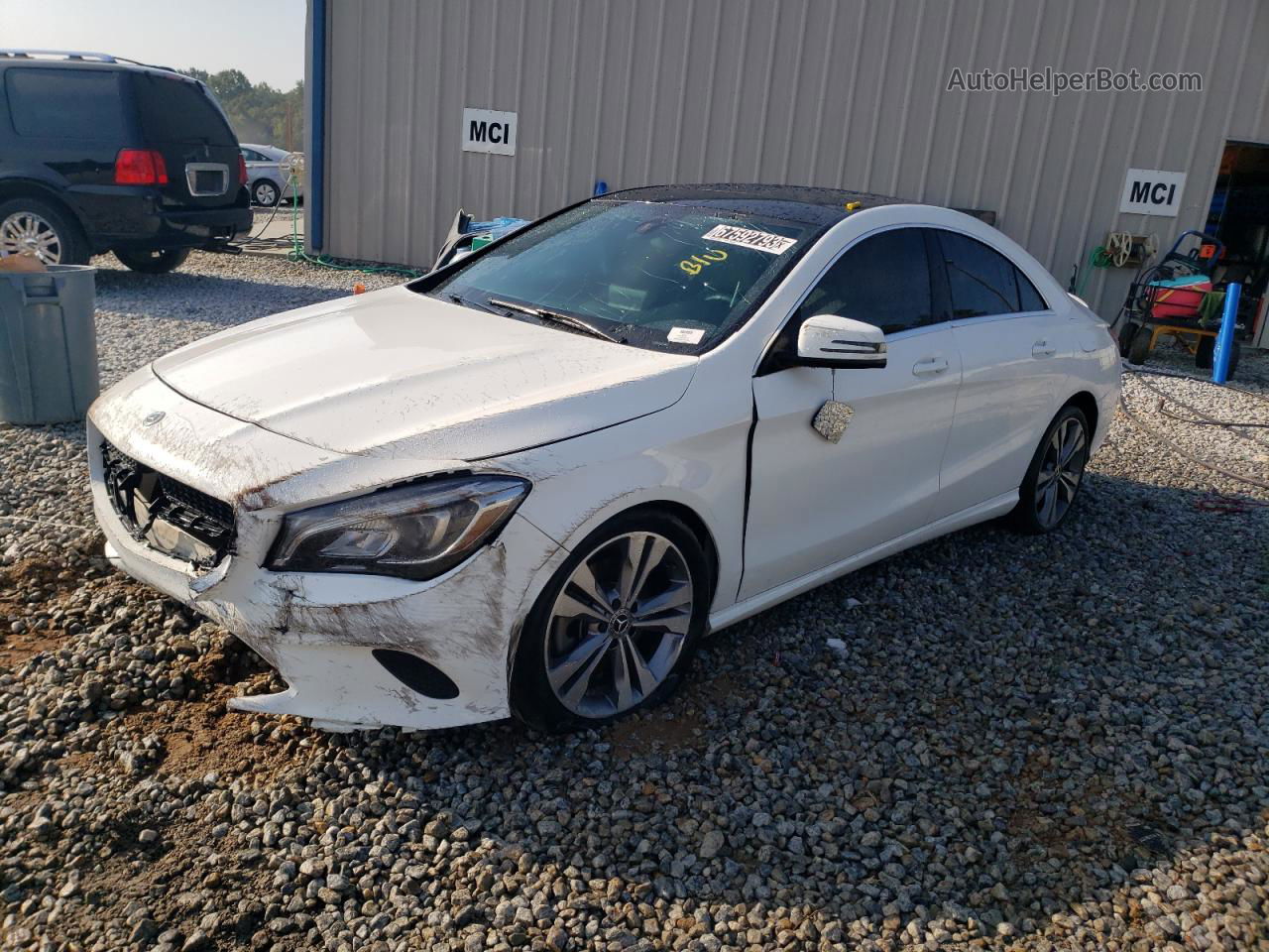 2019 Mercedes-benz Cla 250 White vin: WDDSJ4EB7KN767766