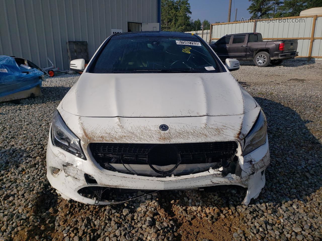 2019 Mercedes-benz Cla 250 White vin: WDDSJ4EB7KN767766