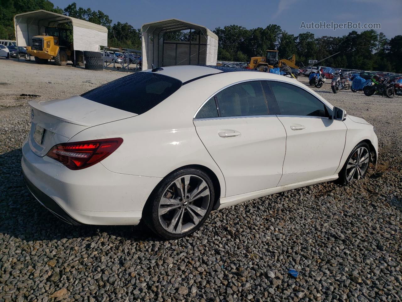 2019 Mercedes-benz Cla 250 White vin: WDDSJ4EB7KN767766