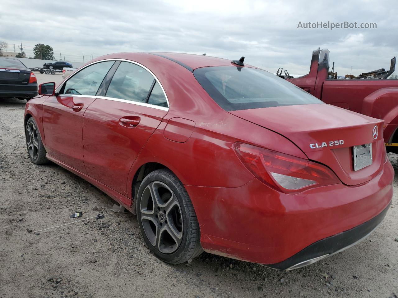 2019 Mercedes-benz Cla 250 Красный vin: WDDSJ4EB8KN714431