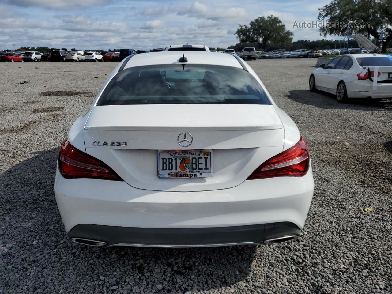 2019 Mercedes-benz Cla 250 White vin: WDDSJ4EB8KN752175