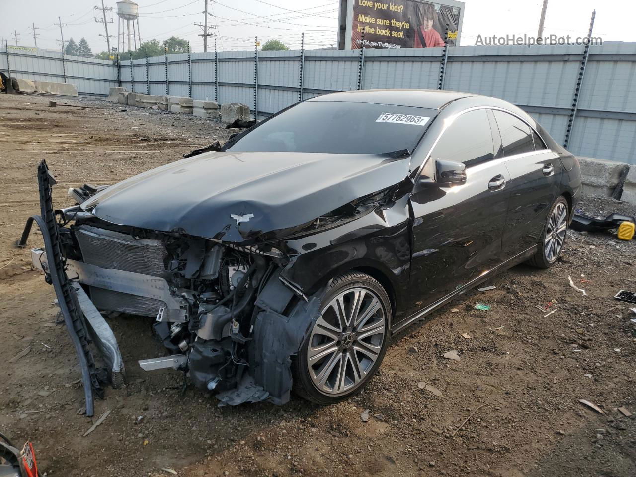 2019 Mercedes-benz Cla 250 Black vin: WDDSJ4EB9KN700750