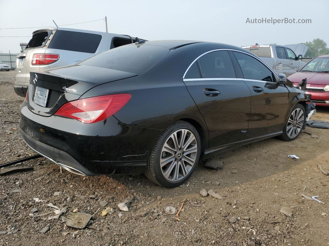 2019 Mercedes-benz Cla 250 Black vin: WDDSJ4EB9KN700750