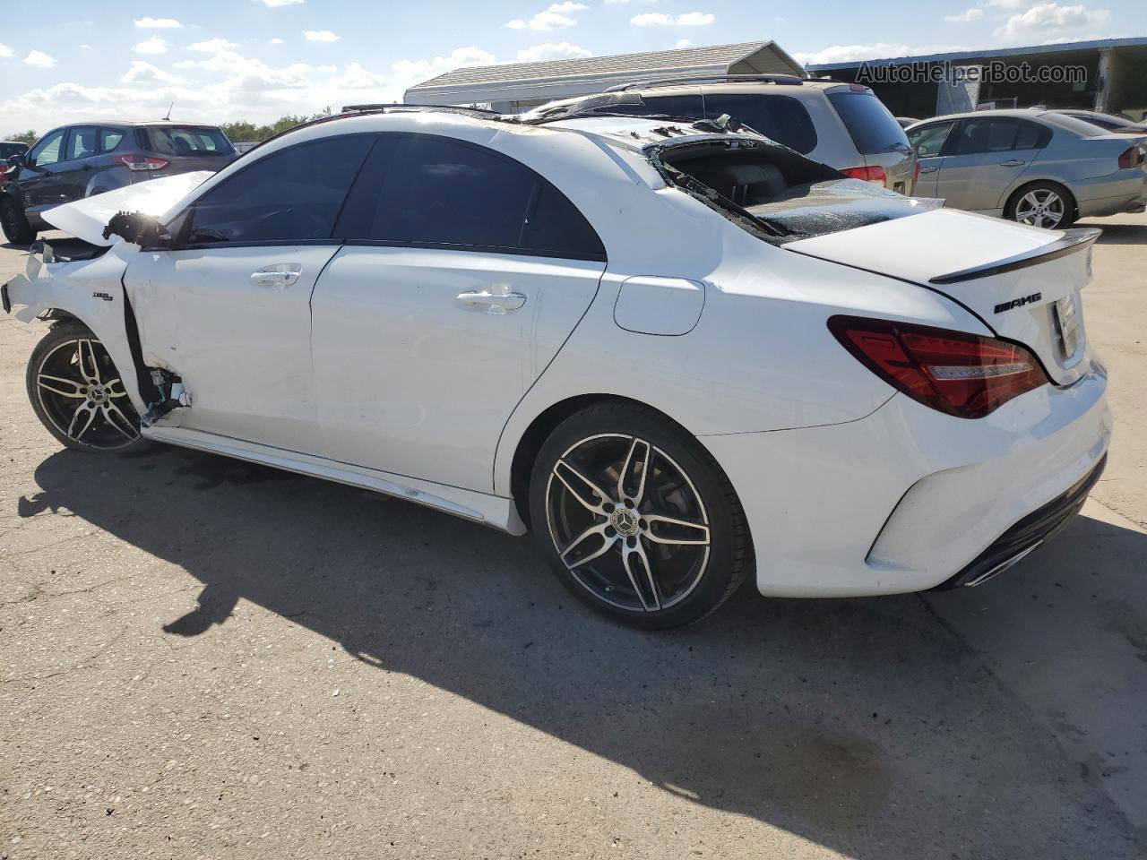 2019 Mercedes-benz Cla 250 White vin: WDDSJ4EB9KN703907