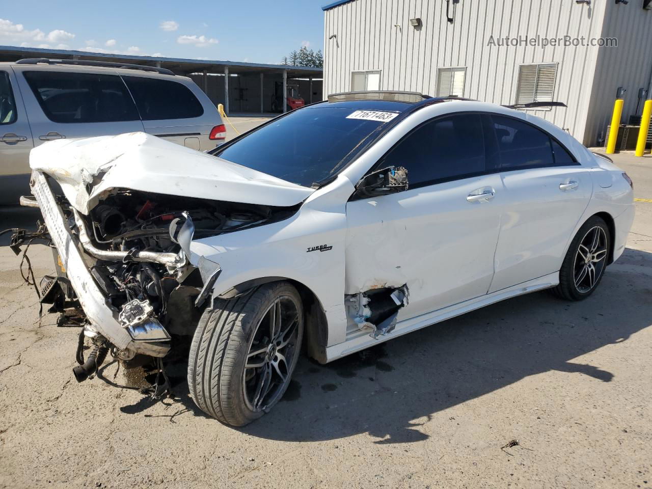 2019 Mercedes-benz Cla 250 White vin: WDDSJ4EB9KN703907