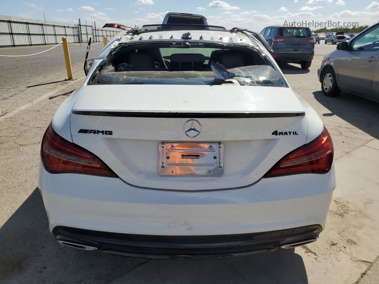 2019 Mercedes-benz Cla 250 White vin: WDDSJ4EB9KN703907