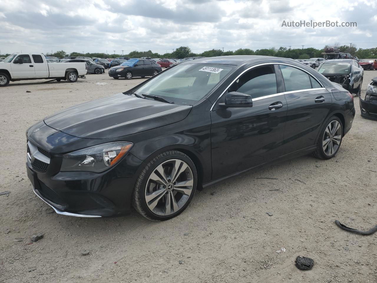 2019 Mercedes-benz Cla 250 4matic Черный vin: WDDSJ4GB0KN752975