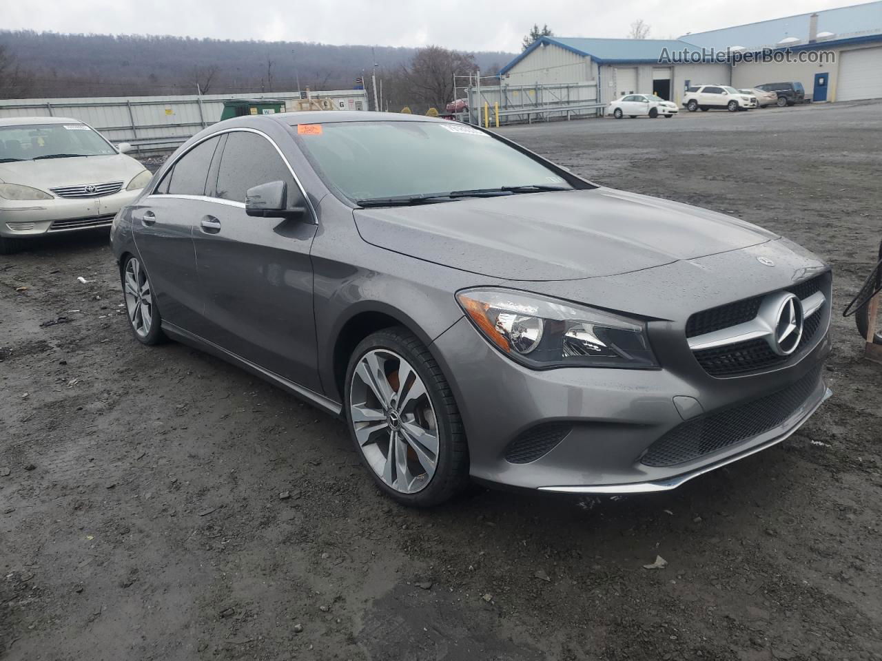 2019 Mercedes-benz Cla 250 4matic Gray vin: WDDSJ4GB1KN728393