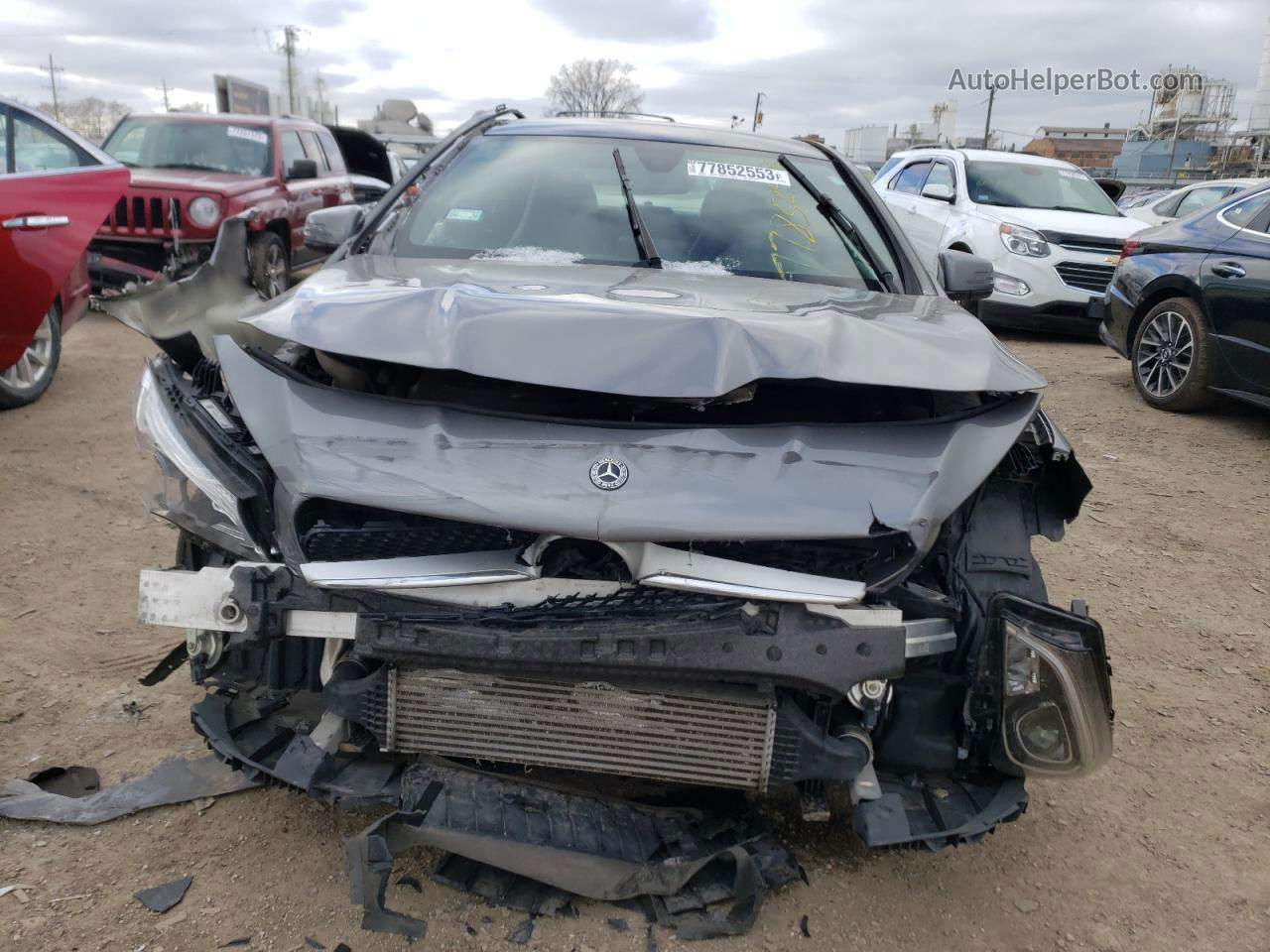 2019 Mercedes-benz Cla 250 4matic Gray vin: WDDSJ4GB3KN722241