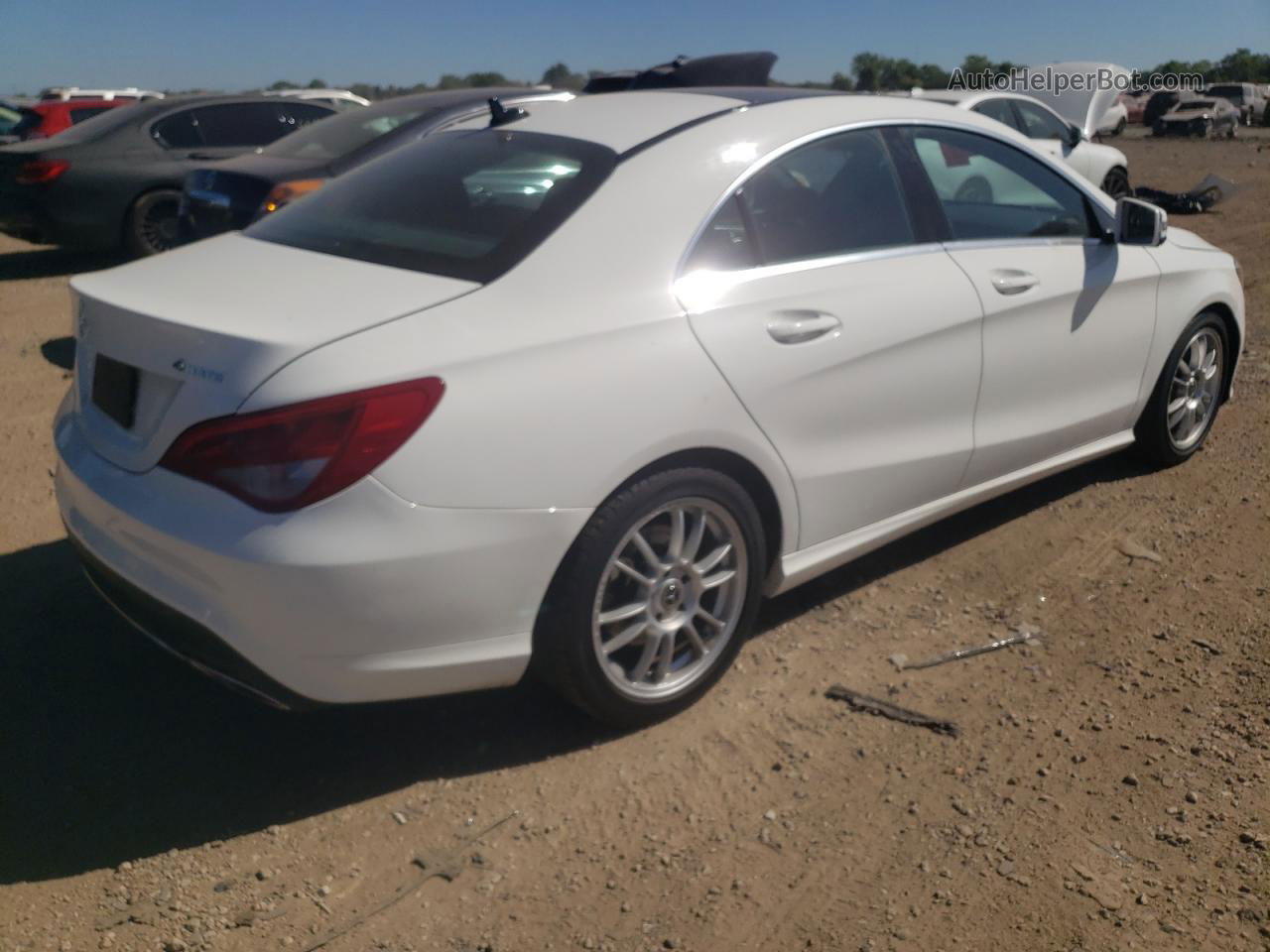 2019 Mercedes-benz Cla 250 4matic White vin: WDDSJ4GB5KN699710