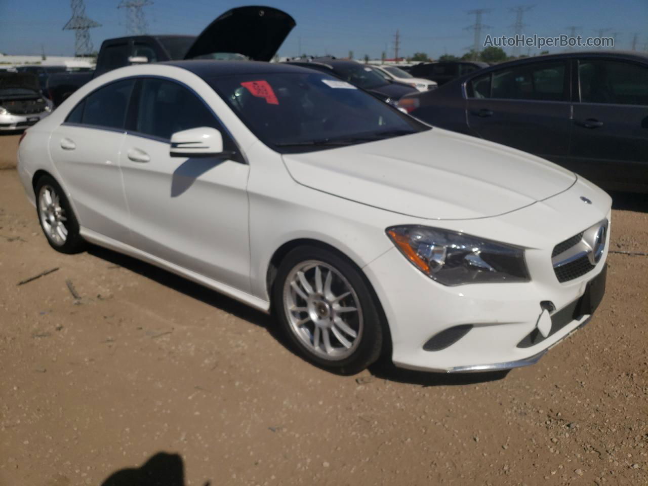 2019 Mercedes-benz Cla 250 4matic White vin: WDDSJ4GB5KN699710