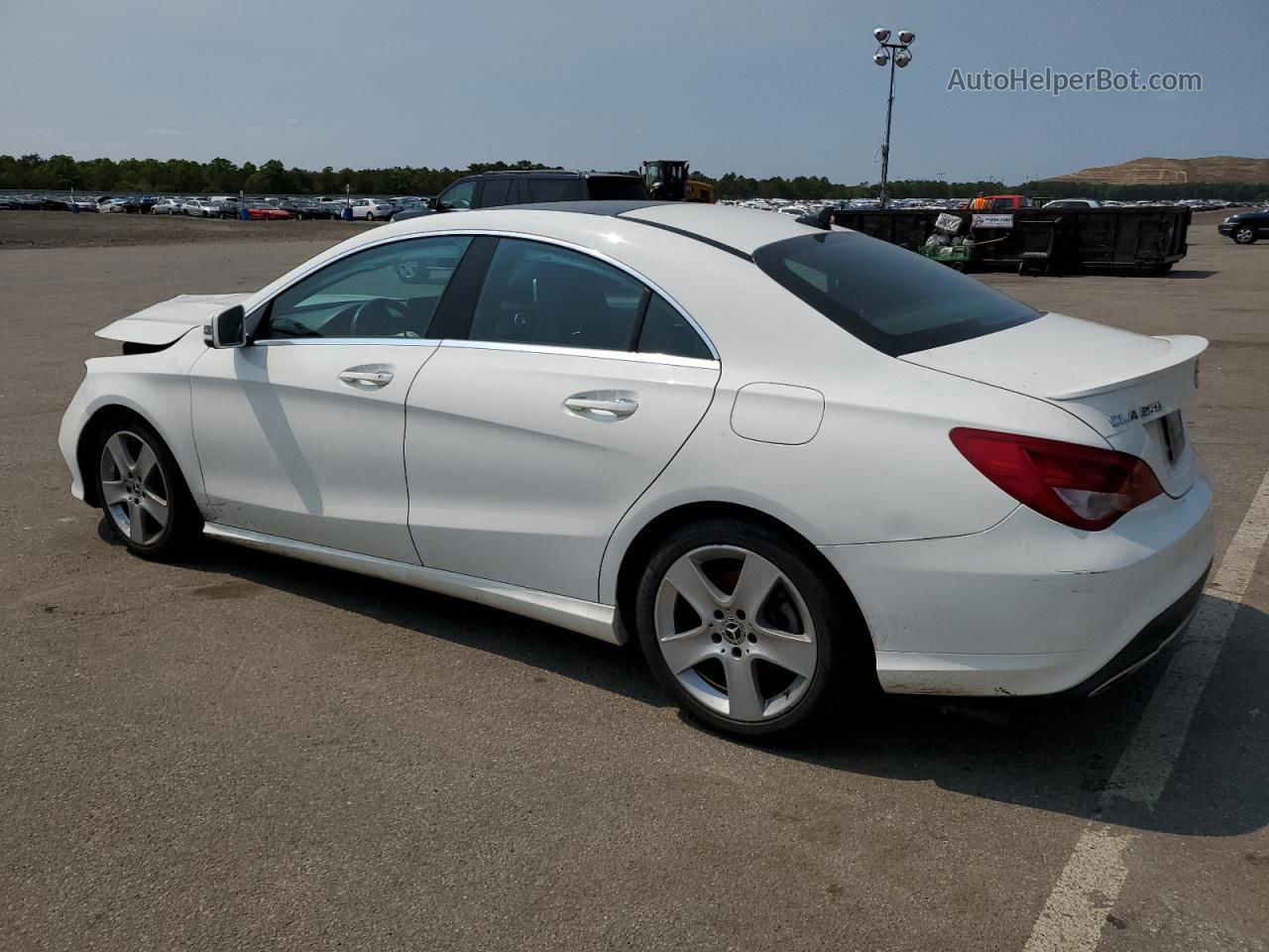 2019 Mercedes-benz Cla 250 4matic Белый vin: WDDSJ4GB5KN710236