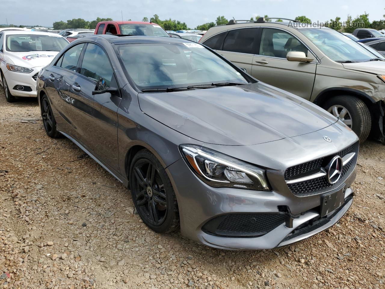 2019 Mercedes-benz Cla 250 4matic Серый vin: WDDSJ4GB6KN723514