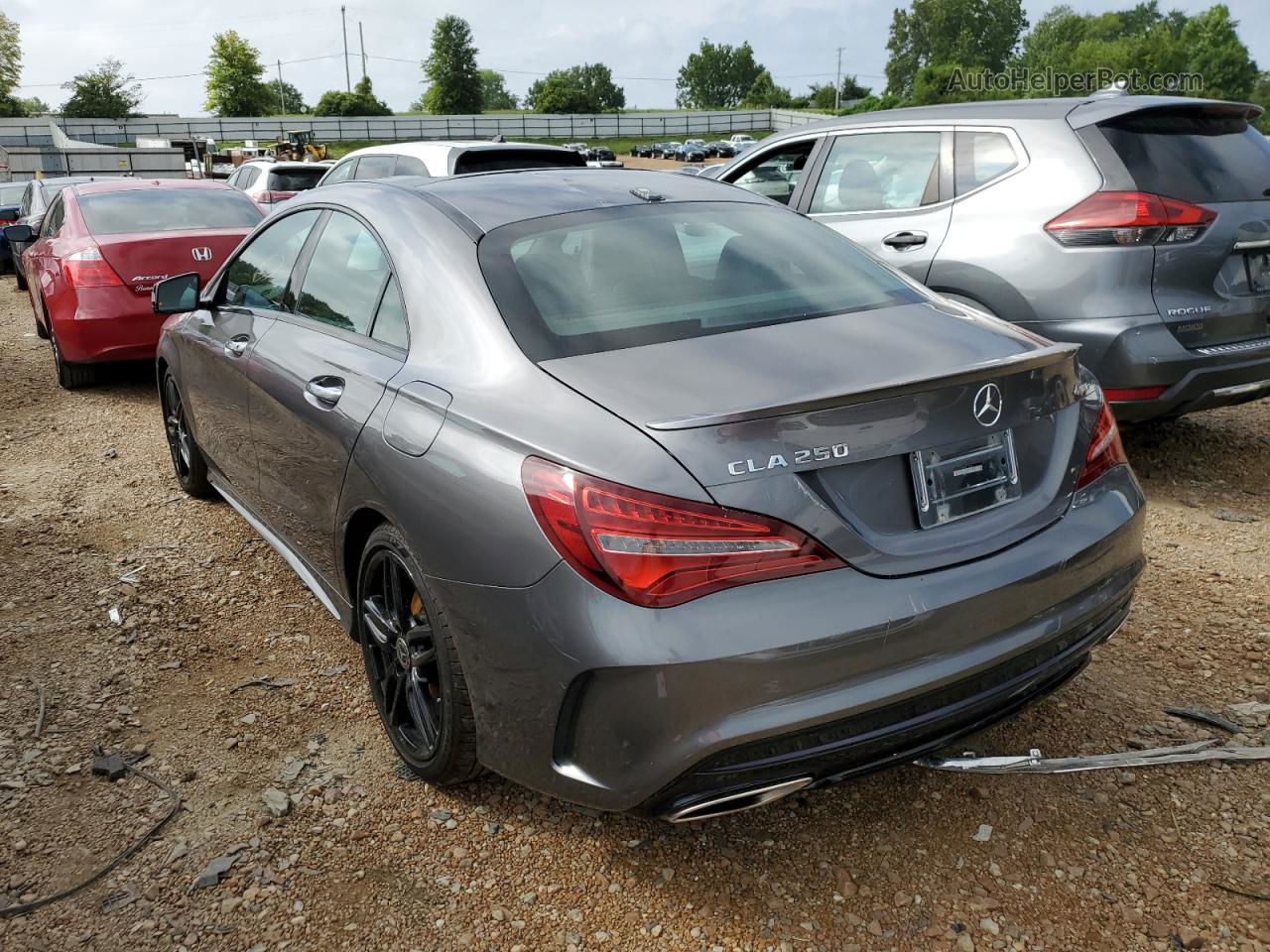 2019 Mercedes-benz Cla 250 4matic Gray vin: WDDSJ4GB6KN723514