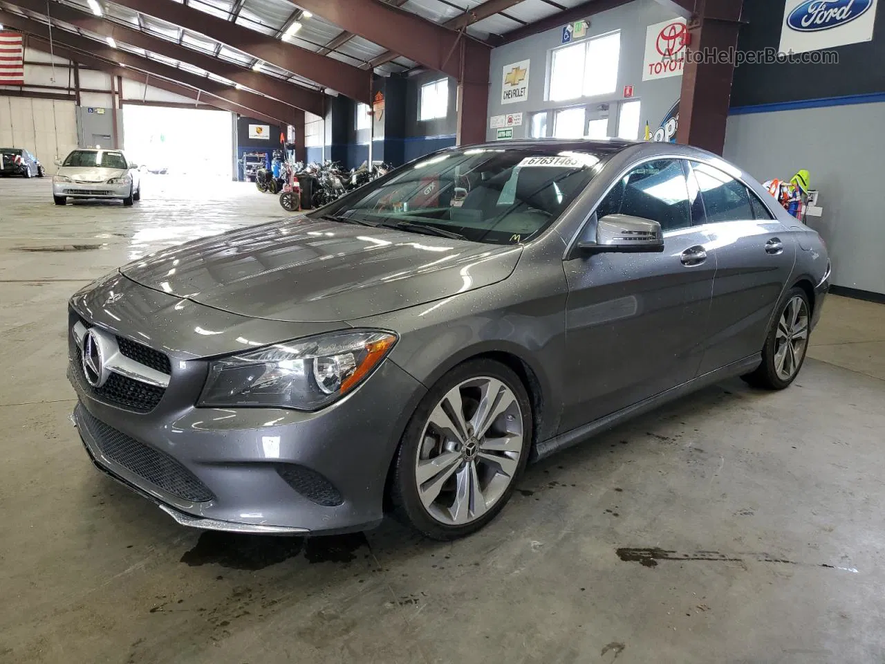 2019 Mercedes-benz Cla 250 4matic Silver vin: WDDSJ4GB7KN723277