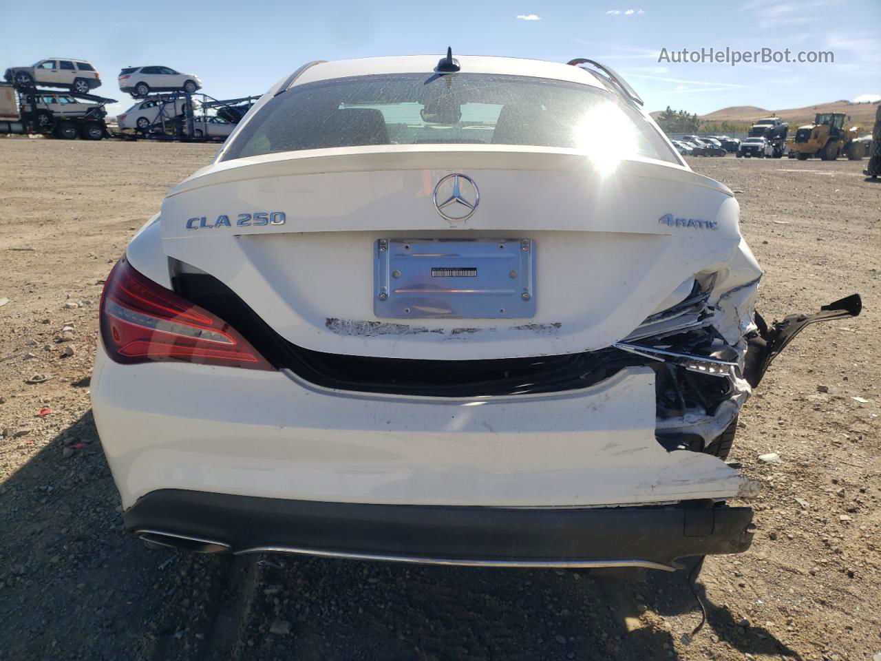 2019 Mercedes-benz Cla 250 4matic White vin: WDDSJ4GB7KN723571