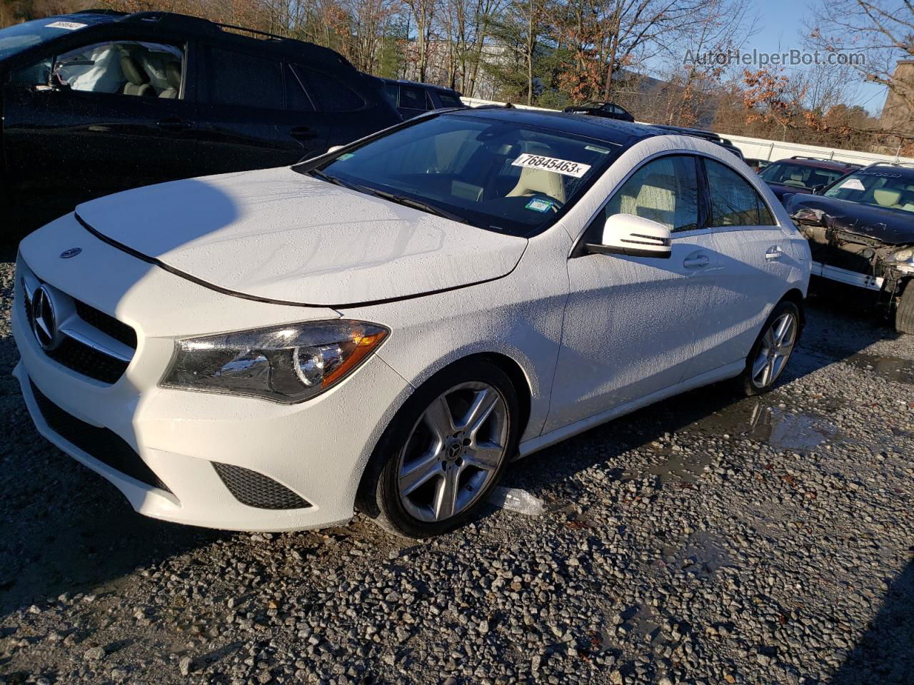 2019 Mercedes-benz Cla 250 4matic White vin: WDDSJ4GB7KN762533