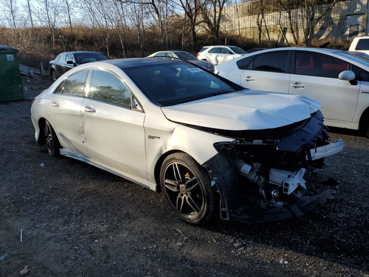 2019 Mercedes-benz Cla 250 4matic White vin: WDDSJ4GB8KN707234