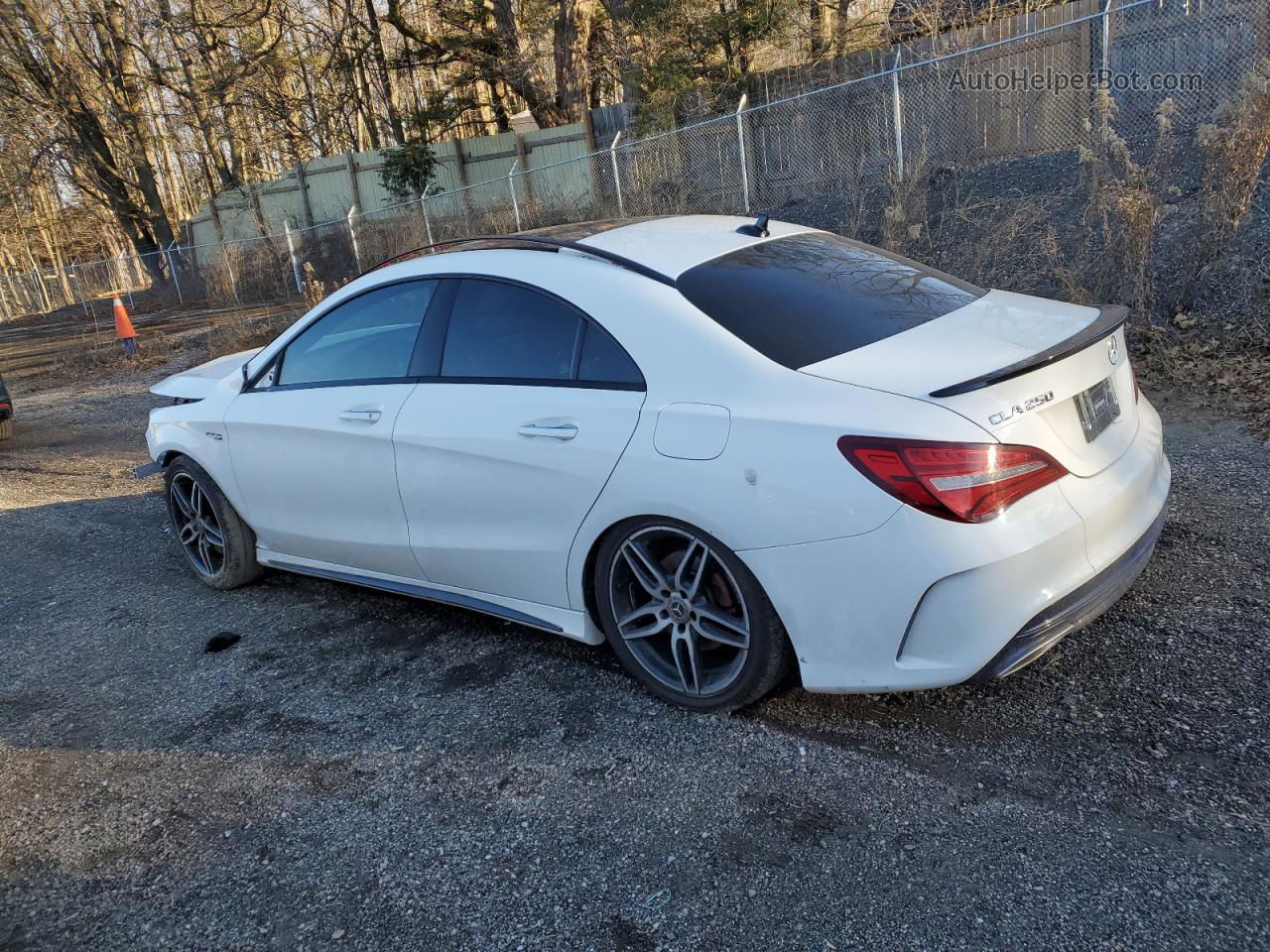 2019 Mercedes-benz Cla 250 4matic White vin: WDDSJ4GB8KN707234