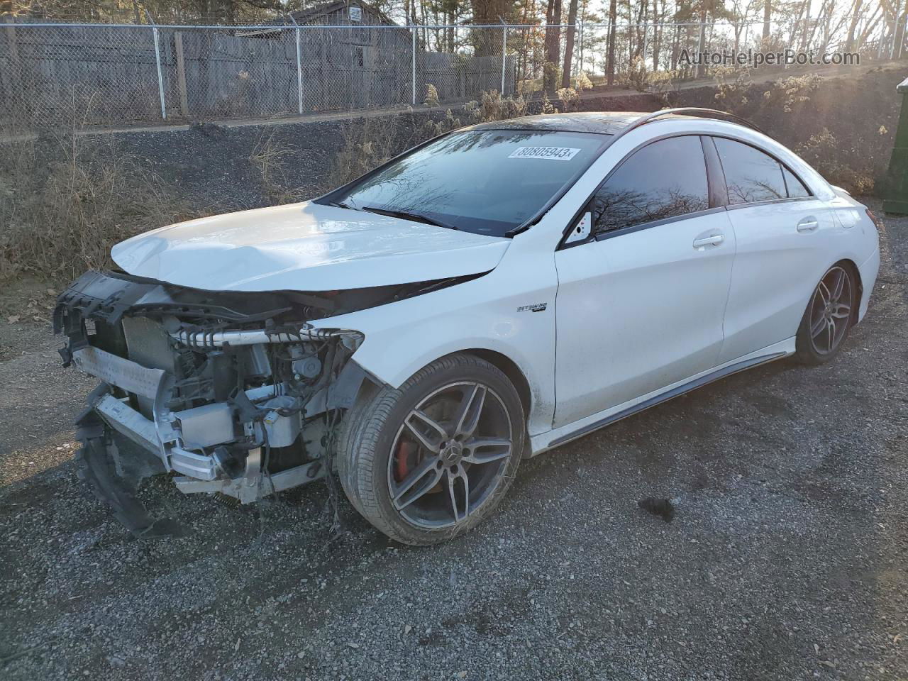 2019 Mercedes-benz Cla 250 4matic White vin: WDDSJ4GB8KN707234