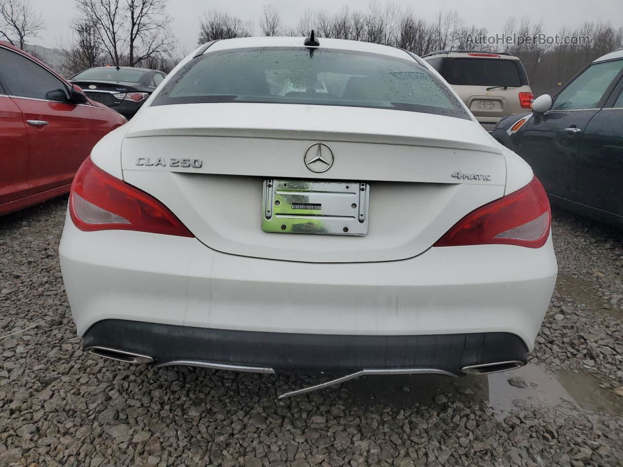 2019 Mercedes-benz Cla 250 4matic White vin: WDDSJ4GB8KN746342