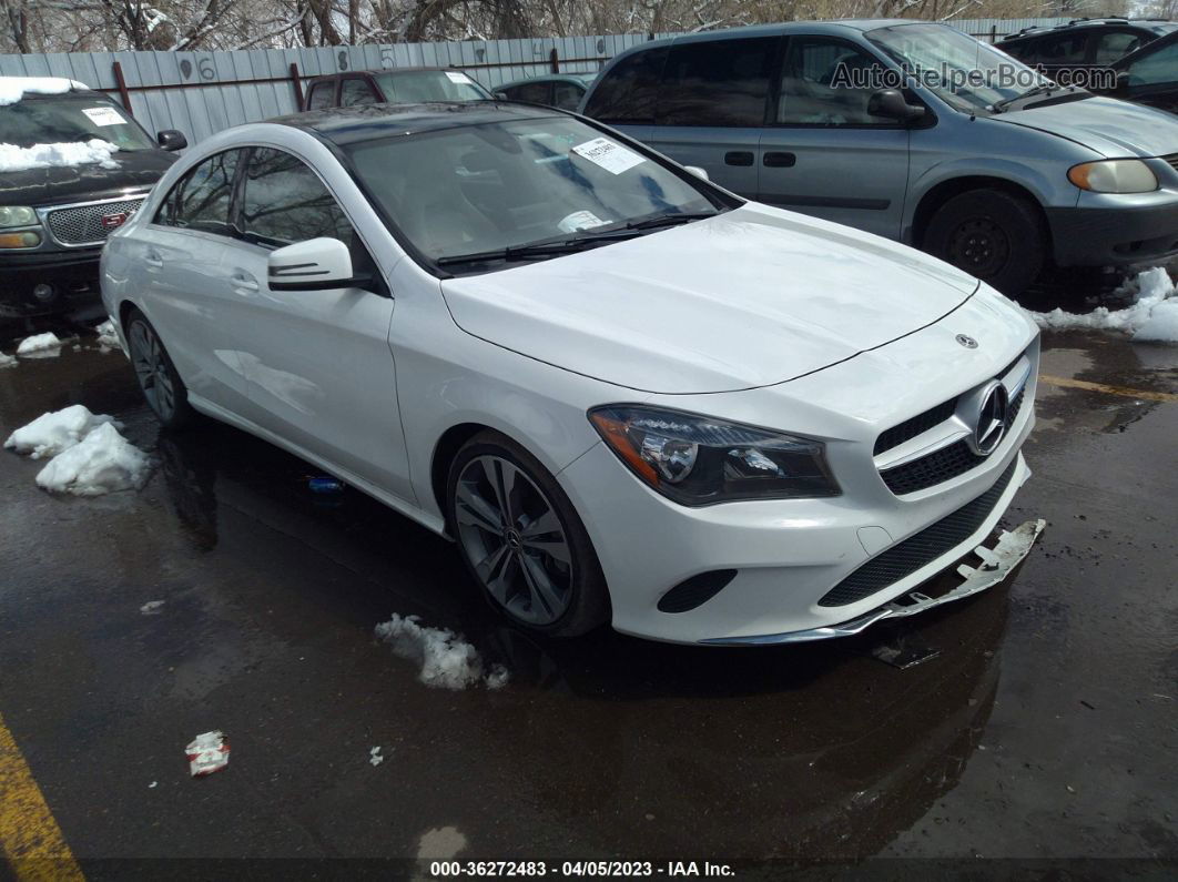 2019 Mercedes-benz Cla Cla 250 White vin: WDDSJ4GB9KN737214