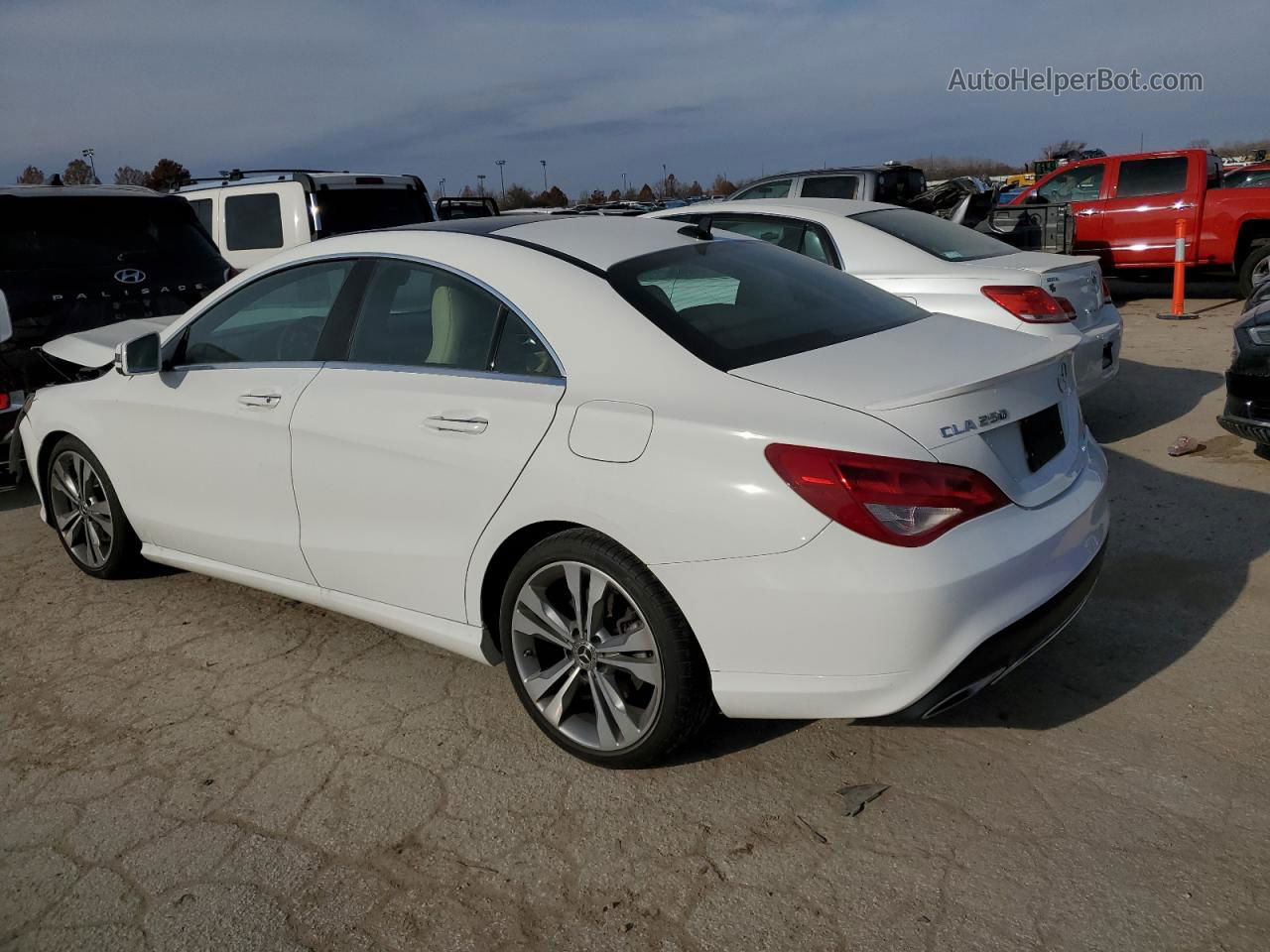 2019 Mercedes-benz Cla 250 4matic White vin: WDDSJ4GB9KN770679