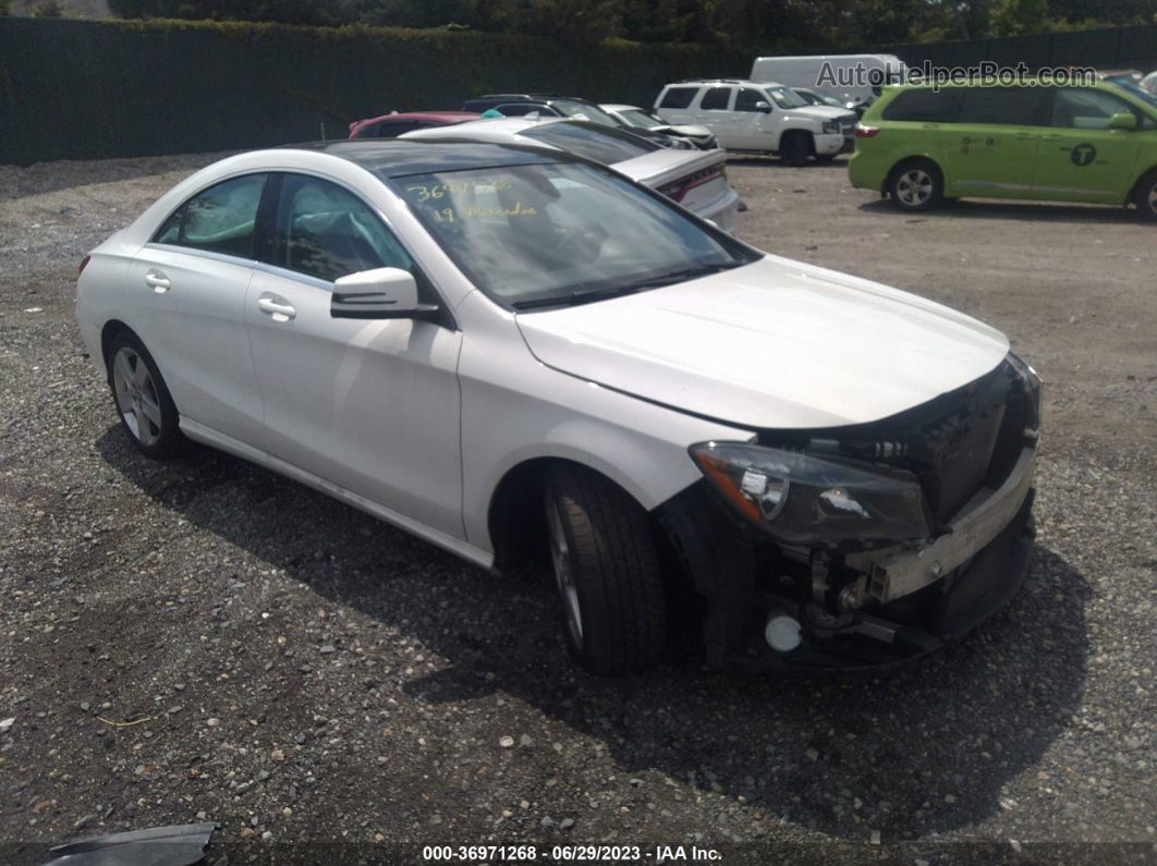 2019 Mercedes-benz Cla Cla 250 White vin: WDDSJ4GBXKN698987