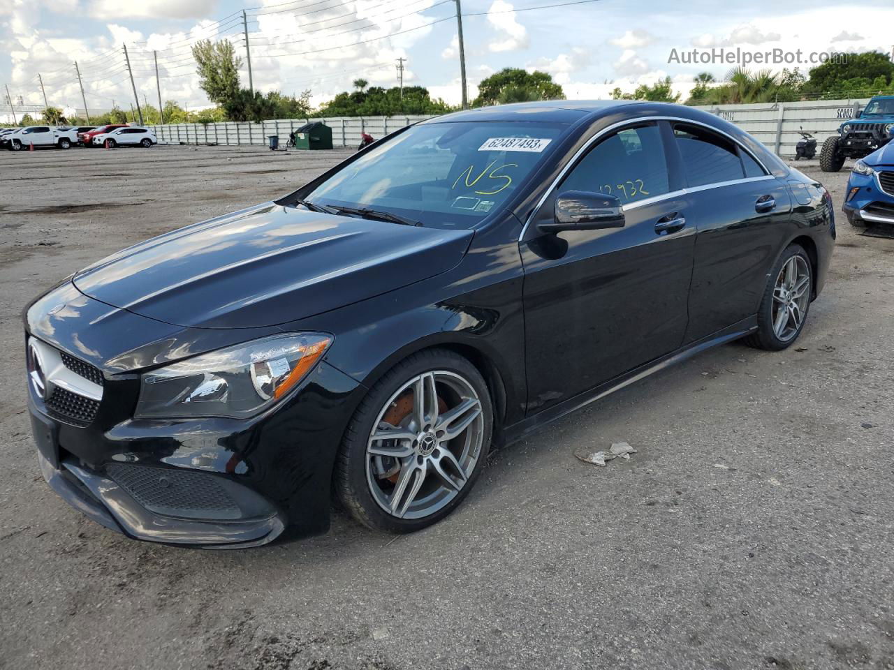 2019 Mercedes-benz Cla 250 4matic Черный vin: WDDSJ4GBXKN744446