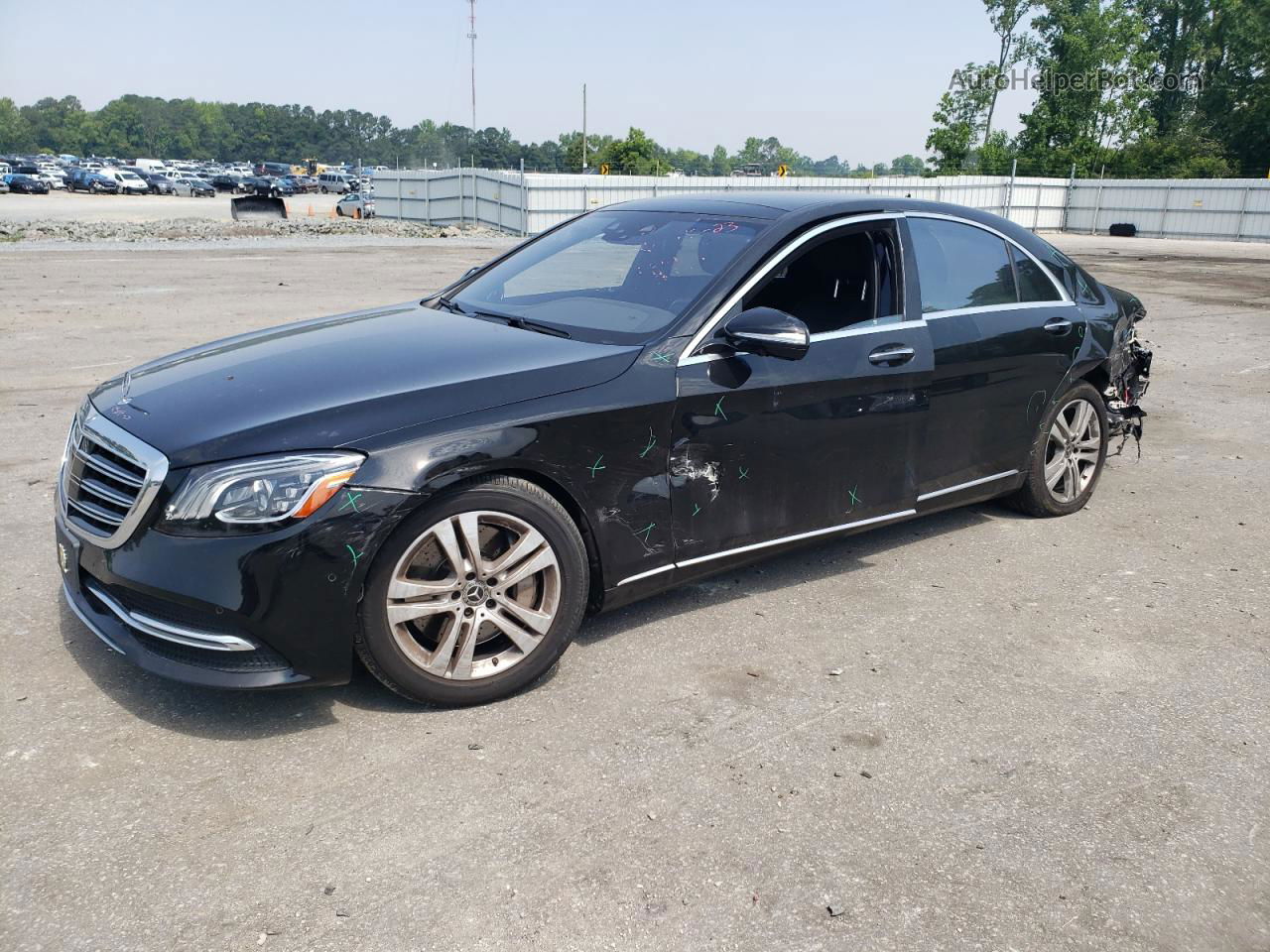 2019 Mercedes-benz S 450 4matic Black vin: WDDUG6EB0KA454990