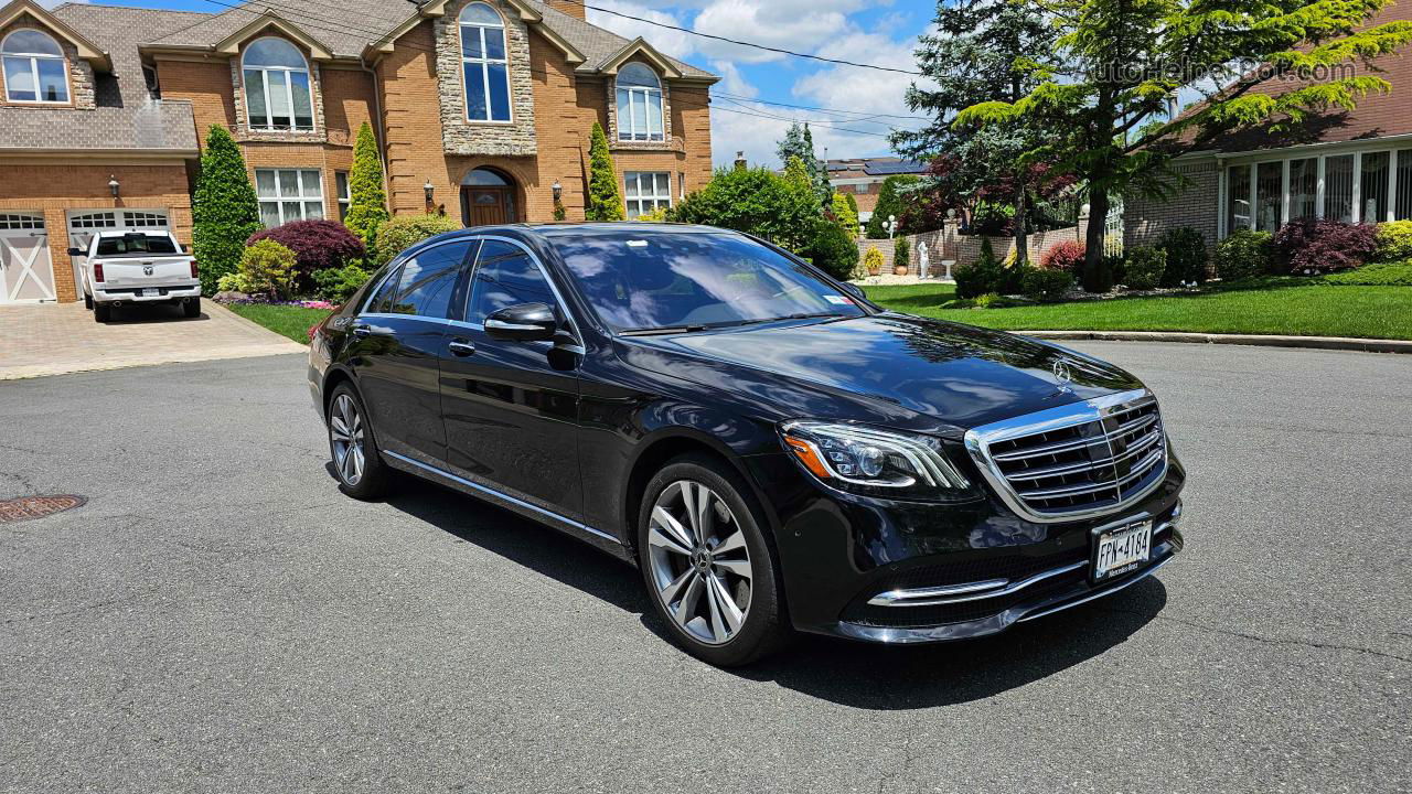 2019 Mercedes-benz S 450 4matic Black vin: WDDUG6EB0KA485558