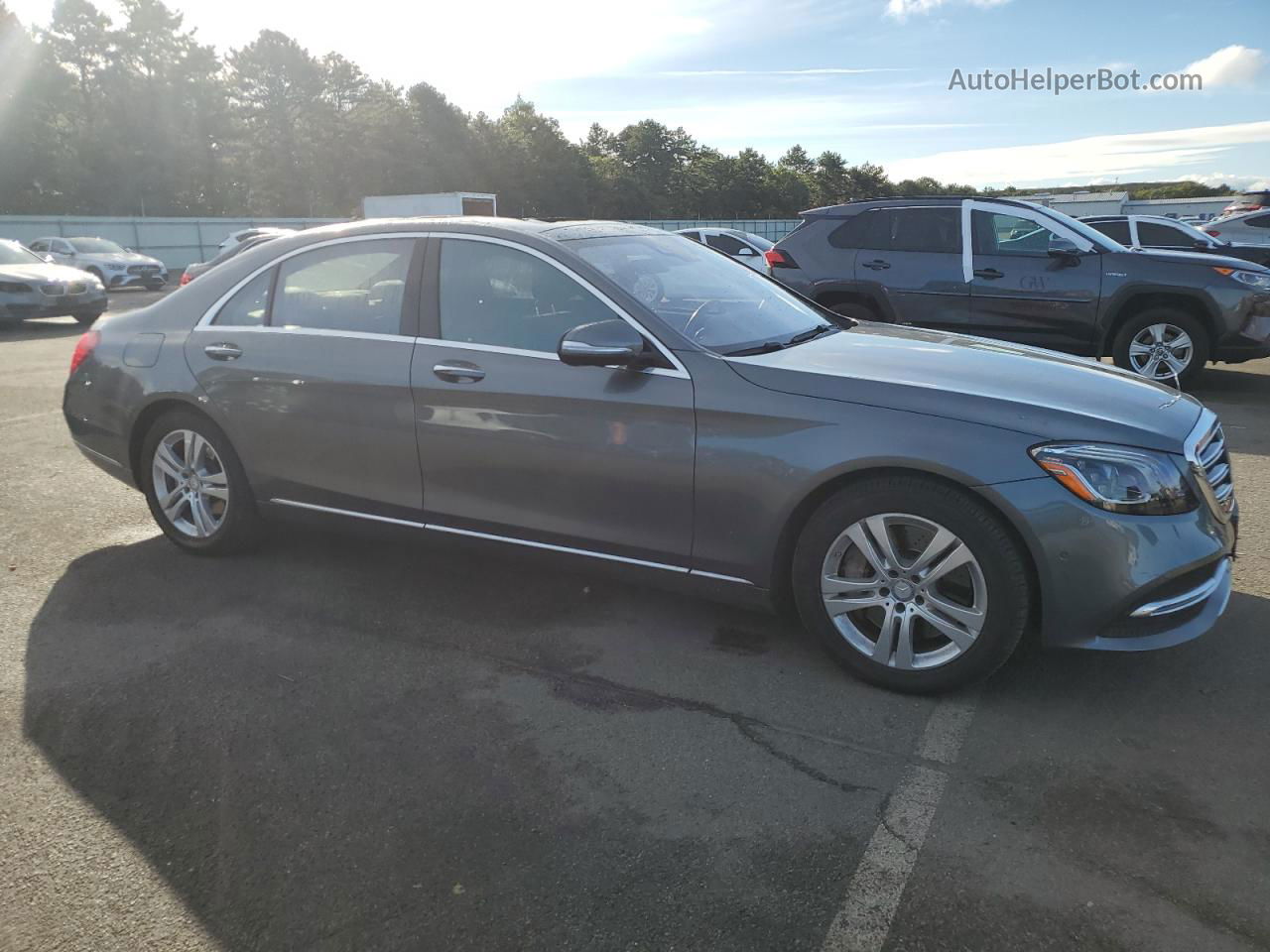 2019 Mercedes-benz S 450 4matic Silver vin: WDDUG6EB3KA441036